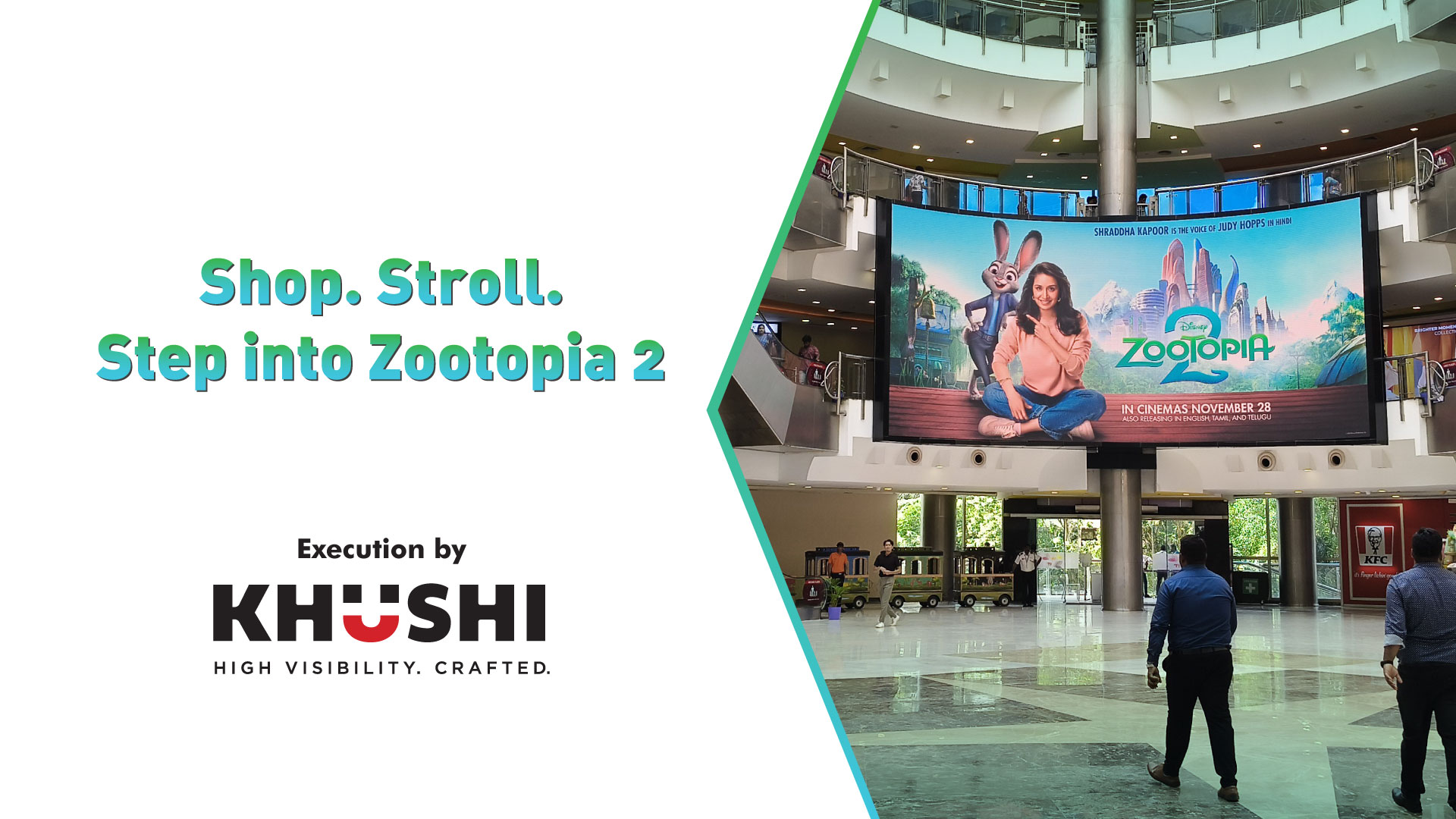 Zootopia 2 Mall Advertising | Pan India Immersive Cinema Marketing