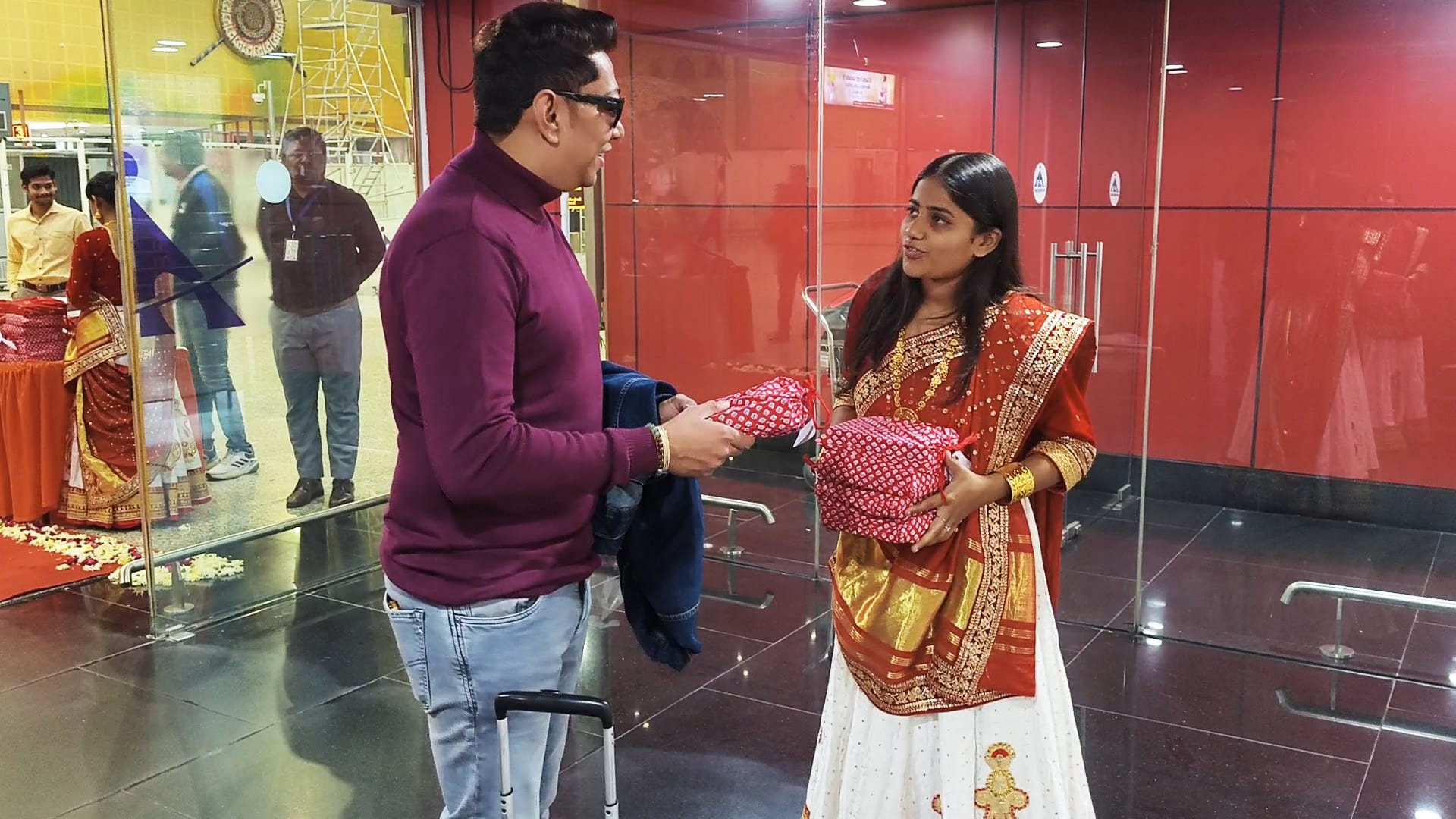 HSBC Red Carpet Arrival at Vadodara Airport